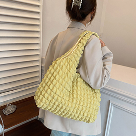 [GIRLS GOOB] Women's Embossed Waffles Shoulder Bag, Backpack,, China OEM
